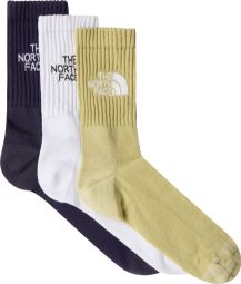 The North Face Everyday sokken Zwart/Wit/Groen (3 paar)