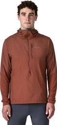 Long Sleeve Jacket Patagonia Airshed Pro 1/2 Zip Red Man