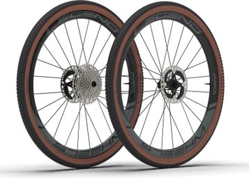 PAIRE DE ROUES | LEGEND WHEELS | 39H GRAVEL PRO⁴ | DISC 12X100- 12X142MM | CENTERLOCK | LEGEND RS | SHIMANO/SRAM