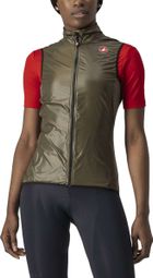 Veste Coupe Vent Sans Manches Femme Castelli Marron 