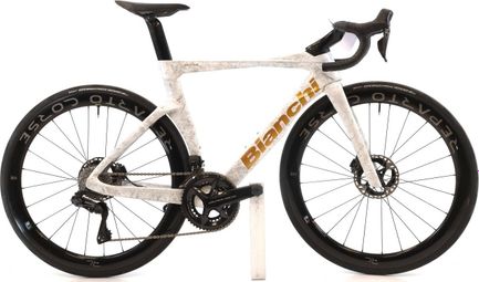 Produit reconditionné · Bianchi Oltre PRO Di2 12V · Blanc / Vélo de route | Très bon état