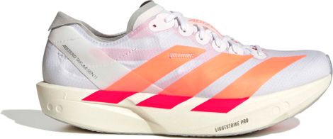 Adidas Adizero Takumi Sen 11 hardloopschoenen wit/oranje dames