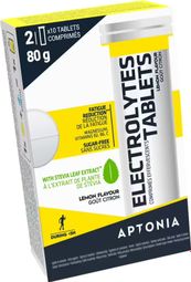 20 Pastillas Energéticas Aptonia Electrolytes Tabs Limón 4g