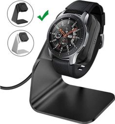 Chargeur pour Samsung Galaxy Watch 42mm/46mm Gear S3 Support de Charge Galaxy Watch SM-R810/SM-R815/SM-R800