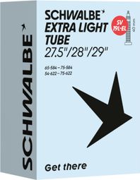 Camera d'aria Schwalbe Extra Light SV19-EL 700 mm Presta 40 mm