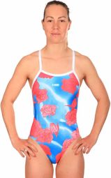 Maillot de Bain 1 Pièce Femme Natation Mako Rose Water Dos Aumakua