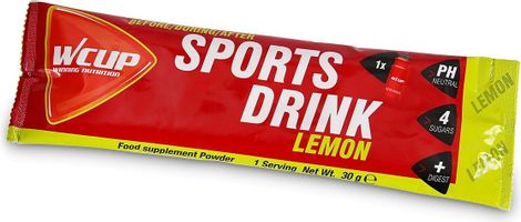 Wcup Sports drink  Citron (30g) Pack de 24