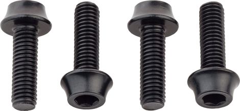 Bulloni portaborraccia Wolf Tooth (x4) M5x15 mm Nero