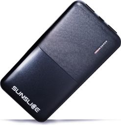 Sunslice Gravity 10 Batterie Externe 10000 mAh USB-C PD 20W USB-A QC 3.0 18W pour Randonnée  Vélo et Camping