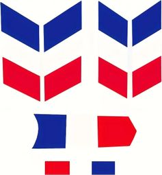 Stickers drapeau Français pour vélo – 4 modèles