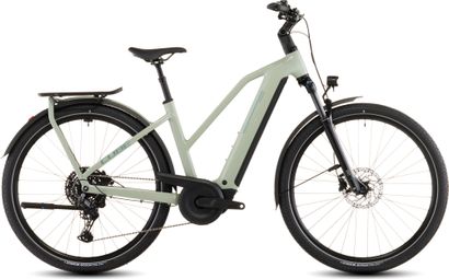 Cube Kathmandu Hybrid One 800 Trapeze Elektrische Trekkingfiets Shimano Cues 10S 800 Wh 700 mm Pea Green 2026