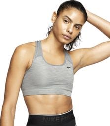 Nike Swoosh Sport-BH Damen Grau