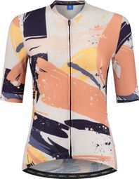 Maillot Manches Courtes Velo Rogelli Flair - Femme