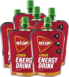 Wcup Energy drink  Citron 80 ml  (5 1 gratuit)