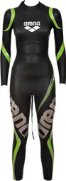 Arena Triwetsuit Carbon Zwart Groen