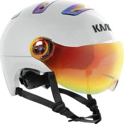 Casque Kask Urban R Rainbow Chrome WG11 Avorio Blanc - Produit Reconditionné