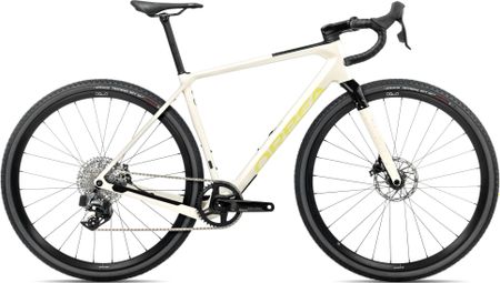 Orbea Terra M31eTEAM 1X Gravel Bike Sram Rival XPLR eTap AXS 12S 700 mm Ivory White 2025