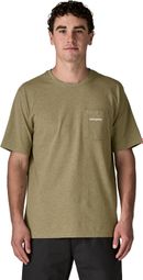 Patagonia Boardshort Logo Pocket Responsibili-Tee T-shirt met korte mouwen Groen Heren