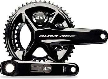 4iiii Precision 3+ Pro Dual Side Powermeter Kurbelgarnitur - Shimano Dura-Ace FC-R9200 50/34T 12S Schwarz