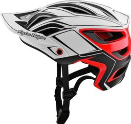 Troy Lee Designs A3 Mips MTB Helm Wit/Rood