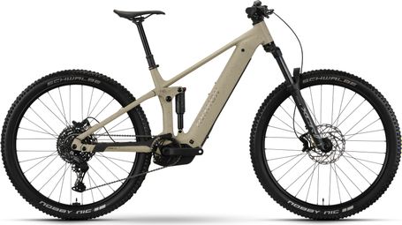 Bicicleta de Montaña Eléctrica Raymon Korak Comp Shimano 10V 800Wh Bosch 100 Nm 29'' Beige 2026 Todo Suspensión