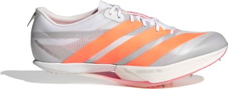 Adidas Adizero Prime SP 4 White/Orange Unisex Track & Field Shoes