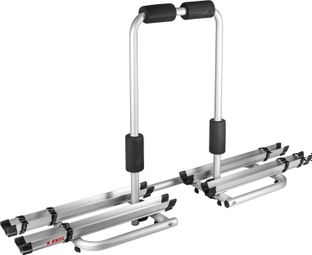 Porte-vélo pour Plateforme Eufab - 2 Vélos Noir Argent
