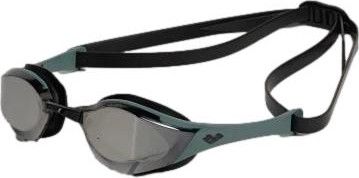 Arena Cobra Edge Swipe Schwimmbrille mit verspiegelten Gläsern in Grau-Schwarz
