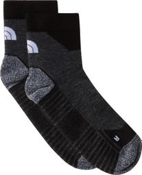 Unisex The North Face Hiking Quarter Socken Schwarz/Grau