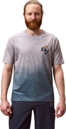 Endura Singletrack Print Gray Men's Short-Sleeve Jersey