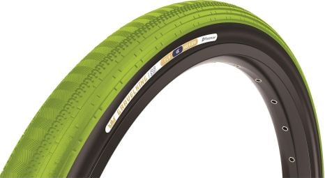 Neumático de Gravilla Panaracer GravelKing SemiSlick Edición Limitada en Color 700 mm Plegable Preparado para Tubeless Compuesto de Gravilla ZSG BeadLock TuffTex Verde Matcha