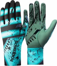 ROCKBROS Gants de vélo à doigts complets Gants hiver écran