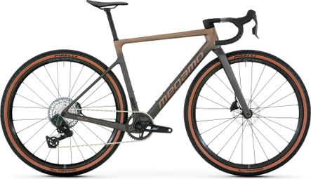 Gravel bike Megamo Silk 04 Shimano Sram Rival XPLR AXS 13V 700 mm Black/Brown 2026