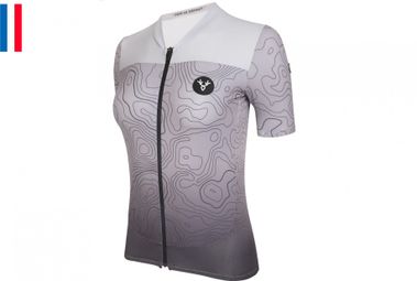 Maglia a manica corta da donna LeBram Grand Ballon grigia Tailored Fit