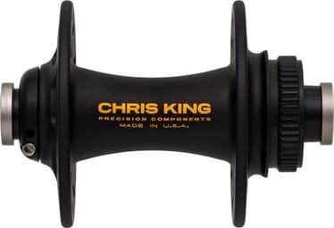 Chris King R45D Vorderradnabe | 24 Loch | 12x100 mm | CenterLock | Schwarz/Gold