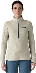Patagonia R1 Air Zip Neck Fleece Jacket, White, Women's
