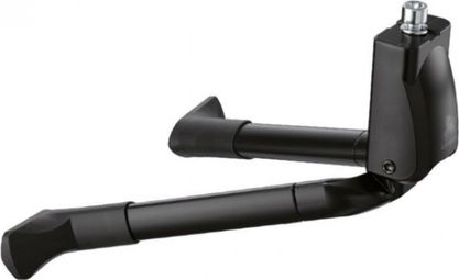 BEQUILLE VELO DOUBLE CENTRALE URSUS BIG FOOT 26  PLIABLE ALU NOIR (275mm) - SUPPORTE POIDS 50KGS (LIVRE SUR CARTE)