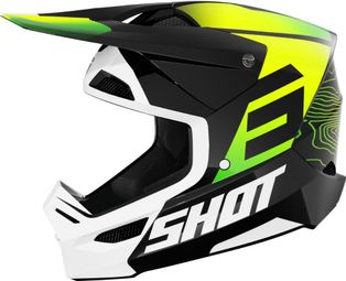 Casque Intégral Shot Furious Apex Jaune Fluo Adulte