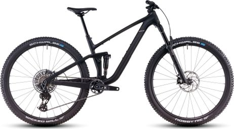 Cube Stereo One22 C:62 SLX Volledig geveerde MTB Sram X0 Eagle AXS 12S 29'' Blackline Zwart 2025