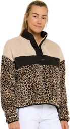 Veste Thermique Dharco Sherpa Léopard Femme