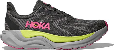 Hoka Arahi 8 Damesschoenen Grijs/Geel/Roos