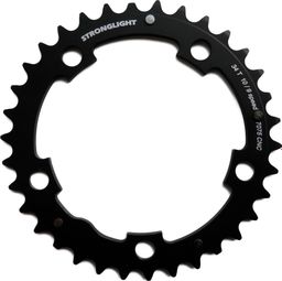 Plateau Stronglight Type S Compact Intermédiaire 5x110mm Triple 9/10V Noir