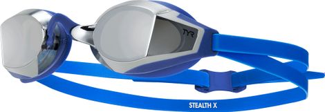 Tyr Stealth-X Mirrored Performance zwembril, blauw