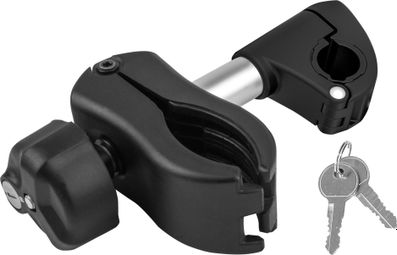 Eufab -  Fixe-cadre À Pince Court Amovible Ø 25 + 30 Mm Antivol - Porte-vélos Eufab