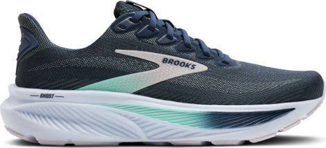 Brooks Ghost 17 Running Shoes, Blue/Pink, Women's
