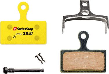 Paire de Plaquettes Organiques SwissStop Disc 28 RS pour Freins Shimano / FSA / Rever