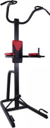 Station de traction multifonction power tower rouge - Chaise romaine