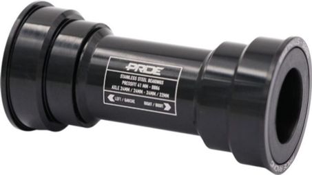 Boitier de Pédalier Pride Racing BB86 Acier inoxydable Noir