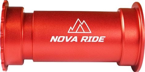 Boitier de pédalier Nova Ride BB86 (PF86 / PF41) 24mm - Rouge
