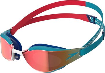 Speedo Fastskin Hyper Elite Swim Goggles Green / Red